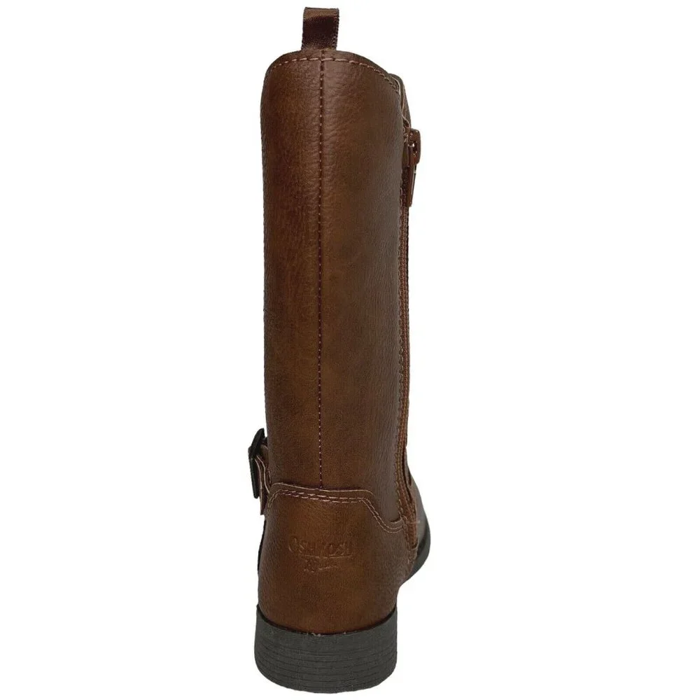 OshKosh BGosh Little Girl's Fashion Tall Boots Size 12‎ Brown